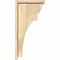 Ekena Millwork Yorktown Rough Sawn Corbel w/Backplate, Douglas Fir, 8"W x 12"D x 24"H COR08X12X24YOR01RDF - alternate 4